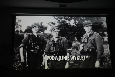 Projekcja filmu „Podwójnie wyklęty” na Przystanku Historia – Warszawa, 11 stycznia 2018. Fot. Piotr Życieński (IPN)