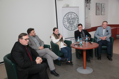Dyskusja o filmie „Podwójnie wyklęty” na Przystanku Historia – Warszawa, 11 stycznia 2018. Fot. Piotr Życieński (IPN)