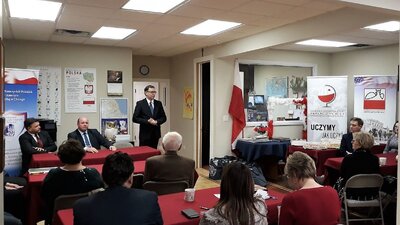 Spotkanie z Zarządem Zrzeszenia Nauczycieli Polskich w Ameryce – 15 stycznia 2018