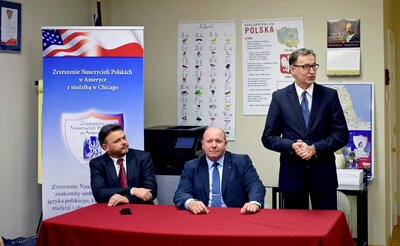 Spotkanie z Zarządem Zrzeszenia Nauczycieli Polskich w Ameryce – 15 stycznia 2018