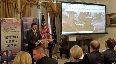 Uroczystość otwarcia „Przystanku Historia IPN” w Chicago – 18 stycznia 2018