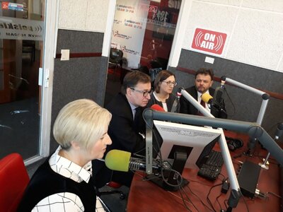 Przedstawiciele IPN udzielili wywiadu Polskiemu Radiu 1030AM 104.7FM w Chicago – 19 stycznia 2018