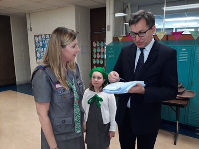 Spotkanie w Domu Harcerza w szkole w Niles, obok Chicago – 20 stycznia 2018