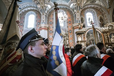 Obchody 144. rocznicy urodzin Wincentego Witosa – Wierzchosławice, 21 stycznia 2018 r. Fot. Slawomir Kasper (IPN)