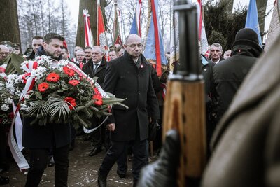 Obchody 144. rocznicy urodzin Wincentego Witosa – Wierzchosławice, 21 stycznia 2018 r. Fot. Slawomir Kasper (IPN)