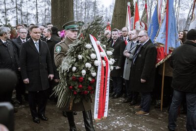 Obchody 144. rocznicy urodzin Wincentego Witosa – Wierzchosławice, 21 stycznia 2018 r. Fot. Slawomir Kasper (IPN)