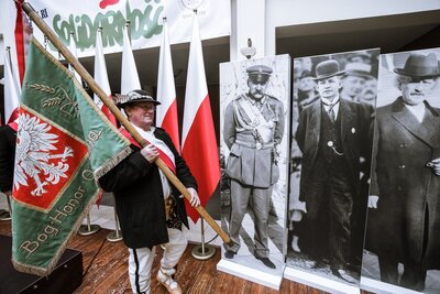 Obchody 144. rocznicy urodzin Wincentego Witosa – Wierzchosławice, 21 stycznia 2018 r. Fot. Slawomir Kasper (IPN)