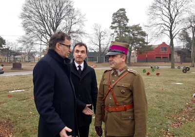 W kwaterze kombatanckiej cmentarza Maryhill w Niles koło Chicago – 21 stycznia 2018