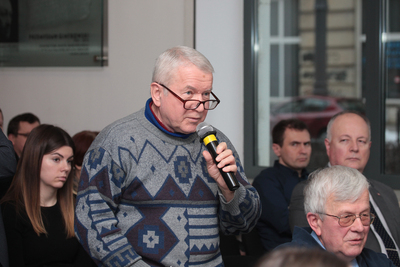 Wykład Teofila Lachowicza „Wychodźstwo polskie w Ameryce na rzecz niepodległości Polski w latach 1914–1920” – 23 stycznia 2018. Fot. Piotr Życieński (IPN)