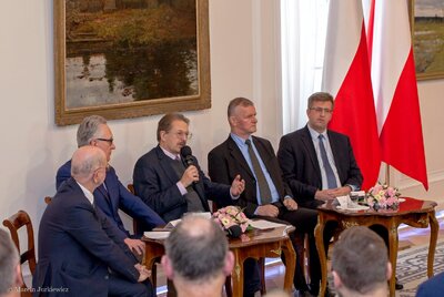 VI debata historyków w Belwederze. Fot. Marcin Jurkiewicz (IPN)