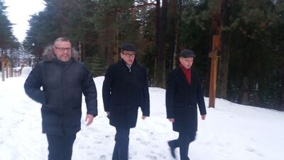 Wizyta delegacji Instytutu Pamięci Narodowej na Białorusi. Kuropaty – 29 stycznia 2018