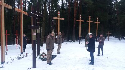 Wizyta delegacji Instytutu Pamięci Narodowej na Białorusi. Kuropaty – 29 stycznia 2018