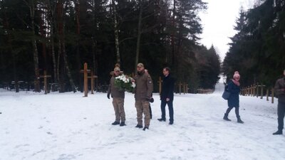 Wizyta delegacji Instytutu Pamięci Narodowej na Białorusi. Kuropaty – 29 stycznia 2018