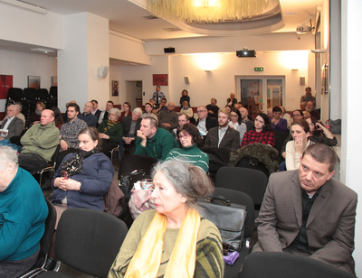 Spotkanie z cyklu „Łączka i inne miejsca poszukiwań”. Fot. P. Życieński (IPN)
