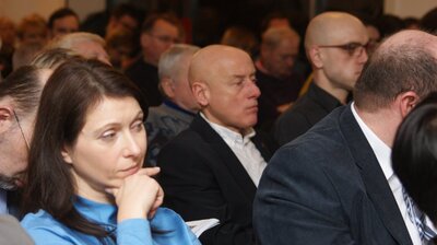 Dyskusja wokół publikacji Witolda Bagieńskiego „Wywiad cywilny Polski Ludowej w latach 1945–1961” – Warszawa, 8 lutego 2018. Fot. Aleksandra Wierzchowska (IPN)