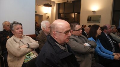 Dyskusja wokół publikacji Witolda Bagieńskiego „Wywiad cywilny Polski Ludowej w latach 1945–1961” – Warszawa, 8 lutego 2018. Fot. Aleksandra Wierzchowska (IPN)