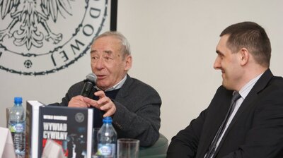 Dyskusja wokół publikacji Witolda Bagieńskiego „Wywiad cywilny Polski Ludowej w latach 1945–1961” – Warszawa, 8 lutego 2018. Fot. Aleksandra Wierzchowska (IPN)