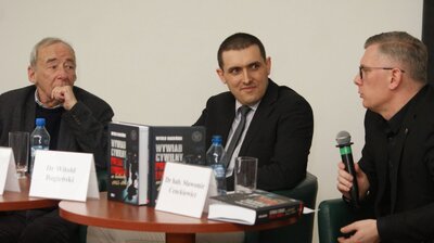 Dyskusja wokół publikacji Witolda Bagieńskiego „Wywiad cywilny Polski Ludowej w latach 1945–1961” – Warszawa, 8 lutego 2018. Fot. Aleksandra Wierzchowska (IPN)