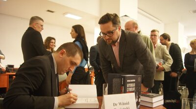 Dyskusja wokół publikacji Witolda Bagieńskiego „Wywiad cywilny Polski Ludowej w latach 1945–1961” – Warszawa, 8 lutego 2018. Fot. Aleksandra Wierzchowska (IPN)