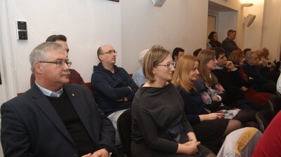 Dyskusja wokół publikacji Witolda Bagieńskiego „Wywiad cywilny Polski Ludowej w latach 1945–1961” – Warszawa, 8 lutego 2018. Fot. Aleksandra Wierzchowska (IPN)