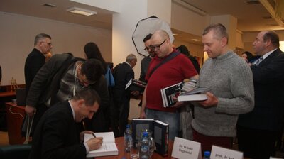 Dyskusja wokół publikacji Witolda Bagieńskiego „Wywiad cywilny Polski Ludowej w latach 1945–1961” – Warszawa, 8 lutego 2018. Fot. Aleksandra Wierzchowska (IPN)