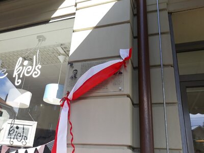 Odsłonięcie tablicy upamiętniającej polskich dyplomatów Juliusza Kühla i Konstantego Rokickiego – Berno (Szwajcaria), 12 lutego 2018