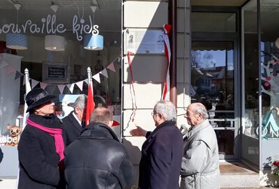 Odsłonięcie tablicy upamiętniającej polskich dyplomatów Juliusza Kühla i Konstantego Rokickiego – Berno (Szwajcaria), 12 lutego 2018