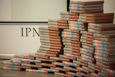 Konferencja prasowa IPN i MEN na temat „Operacji polskiej" NKWD oraz teki edukacyjnej IPN – Warszawa 13 lutego 2018. Marcin Jurkiewicz (IPN)