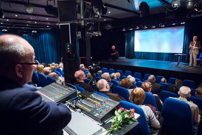 Pokaz premierowy filmu „Stefan Starzyński – śledztwo umorzono” – Warszawa, 16 lutego 2018. Fot. Sławomir Kasper (IPN)