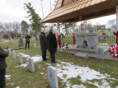 Delegacja IPN w Kanadzie – 14–17 lutego 2018. Na Cmentarzu Hallerczyków w Niagara-on-the-Lake