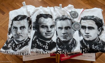 Konferencja na temat VI edycji Biegu Pamięci Żołnierzy Wyklętych „Tropem Wilczym” – Warszawa 19 lutego 2018. Fot. Marcin Jurkiewicz (IPN)