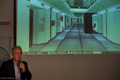 Prezentacja wirtualnego projektu IPN „Mapa Miejsc Pamięci Narodowej” – Warszawa, 26 lutego 2018. Fot. Marcin Jurkiewicz (IPN)