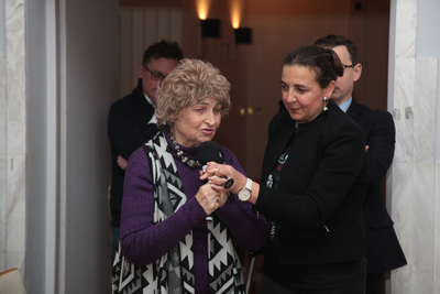 Dyskusja wokół książki Władysława Kołacińskiego „Między młotem a swastyką” – Warszawa, 27 lutego 2018. Fot. Piotr Życieński (IPN)