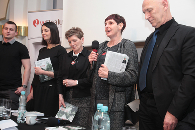 Dyskusja wokół książki Władysława Kołacińskiego „Między młotem a swastyką” – Warszawa, 27 lutego 2018. Fot. Piotr Życieński (IPN)