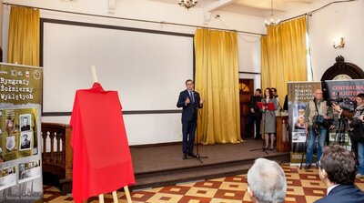 Prezentacja nowych znaczków pocztowych z serii „Ryngrafy Żołnierzy Wyklętych” – 28 lutego 2018. Fot. Marcin Jurkiewicz (IPN)