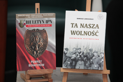 Dyskusja o książce Dariusza Jarosińskiego „Ta nasza wolność. Reportaże historyczne” oraz prezentacja „Biuletynu IPN” 3/2018. Fot. Piotr Życieński (IPN)