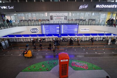 Wystawa IPN „Czas Niezłomnych" na Dworcu Centralnym w Warszawie – 1 marca 2018. Fot. Sławomir Kasper (IPN)