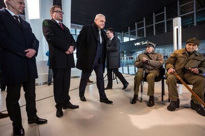 Inauguracja wspólnej akcji IPN i PKP na Dworcu Centralnym – Warszawa, 1 marca 2018. Fot. Sławomir Kasper (IPN)