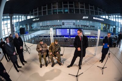 Inauguracja wspólnej akcji IPN i PKP na Dworcu Centralnym – Warszawa, 1 marca 2018. Fot. Sławomir Kasper (IPN)