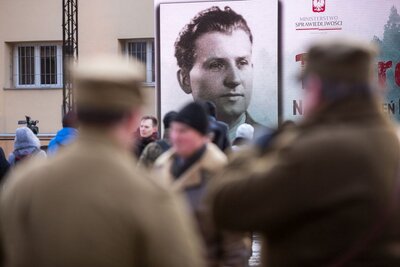 Uroczystość Narodowego Dnia Pamięci Żołnierzy Wyklętych na Rakowieckiej w Warszawie – 1 marca 2018. Fot. Sławomir Kasper