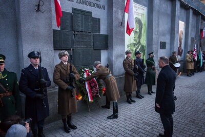 Uroczystość Narodowego Dnia Pamięci Żołnierzy Wyklętych na Rakowieckiej w Warszawie – 1 marca 2018. Fot. Sławomir Kasper