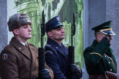 Uroczystość Narodowego Dnia Pamięci Żołnierzy Wyklętych na Rakowieckiej w Warszawie – 1 marca 2018. Fot. Sławomir Kasper