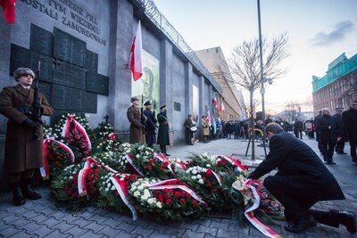 Uroczystość Narodowego Dnia Pamięci Żołnierzy Wyklętych na Rakowieckiej w Warszawie – 1 marca 2018. Fot. Sławomir Kasper