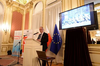 Otwarcie wystawy IPN „Łączka. Panteon Narodowy pod cmentarnym murem” w Konsulacie Generalnym RP w Nowym Jorku. Wykład prof. Krzysztofa Szwagrzyka – 5 marca 2018