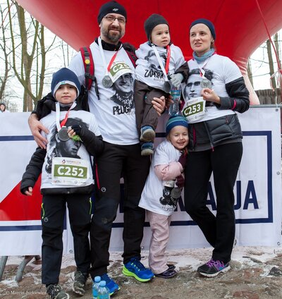 Bieg Tropem Wilczym w Warszawie – 4 marca 2018. Fot. Marcin Jurkiewicz (IPN) #14