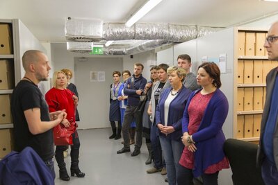 Warsztaty archiwalne dla nauczycieli w Archiwum IPN. Fot Katarzyna Adamów (IPN)