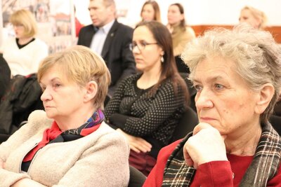 Spotkanie z cyklu „Łączka i inne miejsca poszukiwań” – Warszawa, 7 marca 2018. Fot. Aleksandra Wierzchowska (IPN)