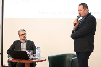 Spotkanie z cyklu „Łączka i inne miejsca poszukiwań” – Warszawa, 7 marca 2018. Fot. Aleksandra Wierzchowska (IPN)