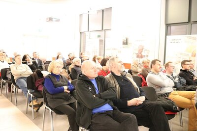 Spotkanie z cyklu „Łączka i inne miejsca poszukiwań” – Warszawa, 7 marca 2018. Fot. Aleksandra Wierzchowska (IPN)