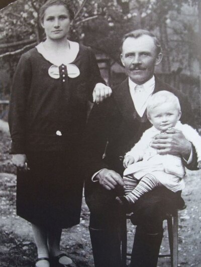 Helena i Jan Cwynarowie, u których ukrywał się Abraham Segal (ze zbiorów Czesławy Lonc)